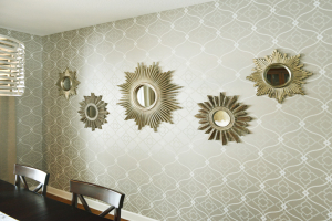 Formal Dining Accent Wall