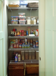 Pantry is organized