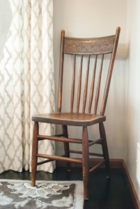 After: Antique Accent Chair