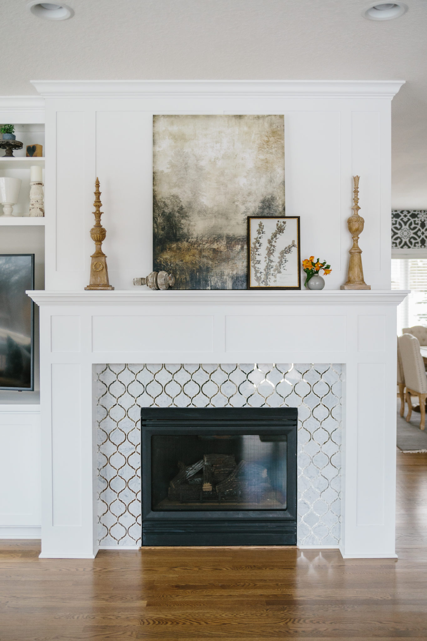 Nelson Home Living Room Fireplace