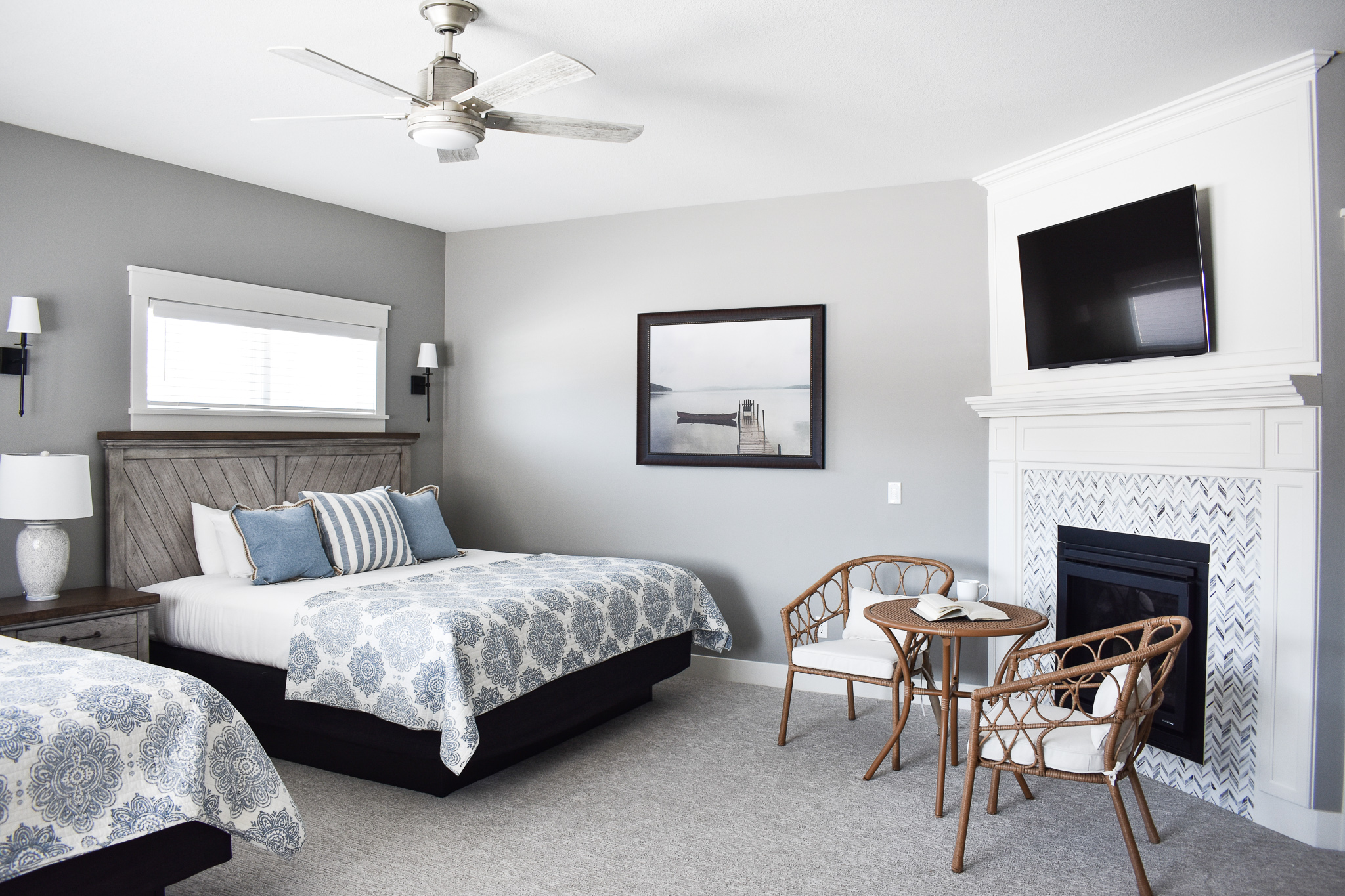 Coastal Minnesota Retreat Martha's Vineyard Bedroom