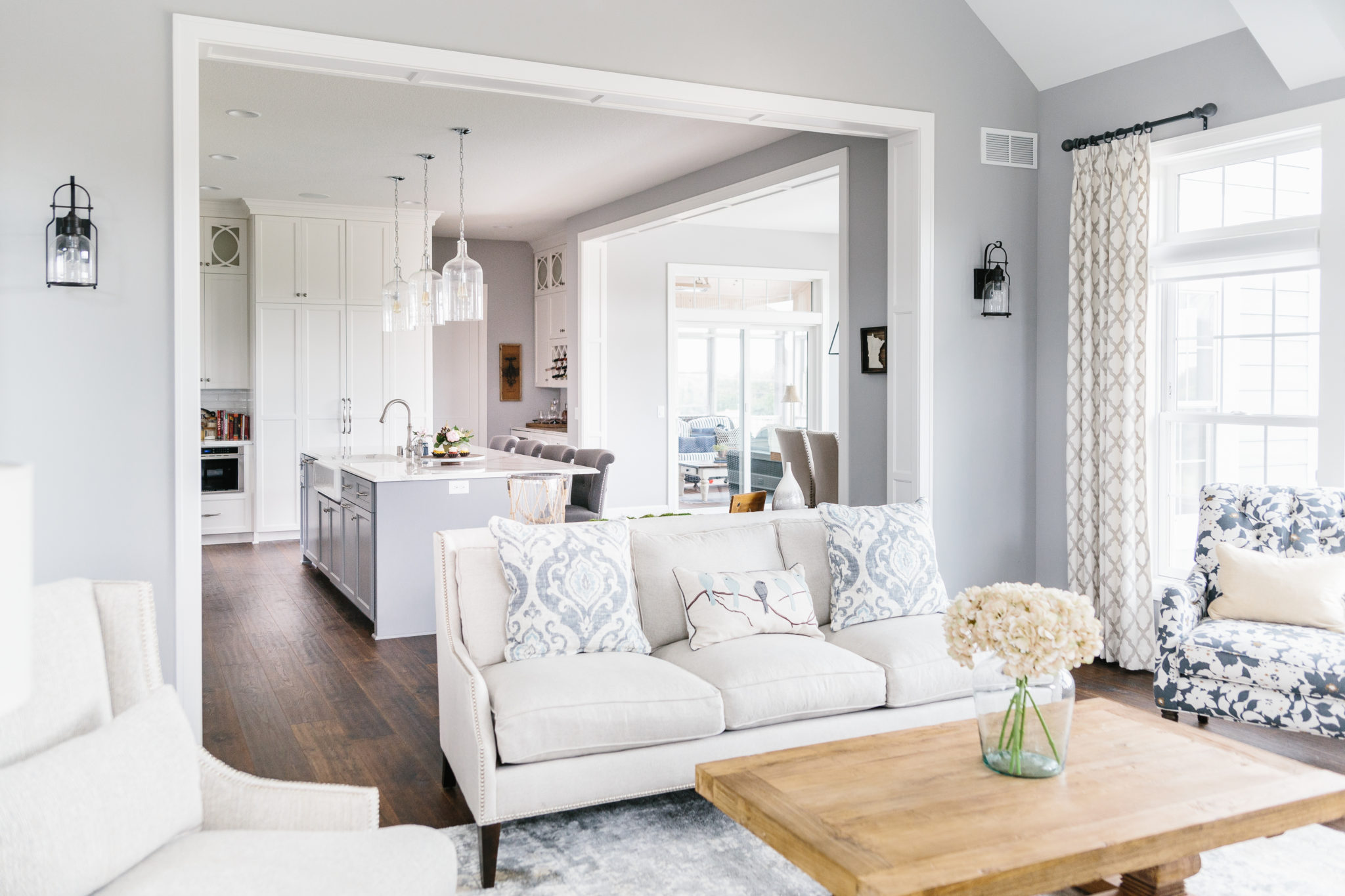 Gorgeous custom living room