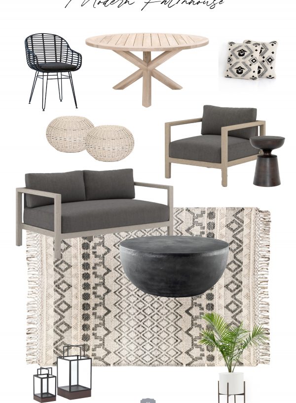 3 Outdoor Furniture Mood Boards for 2021