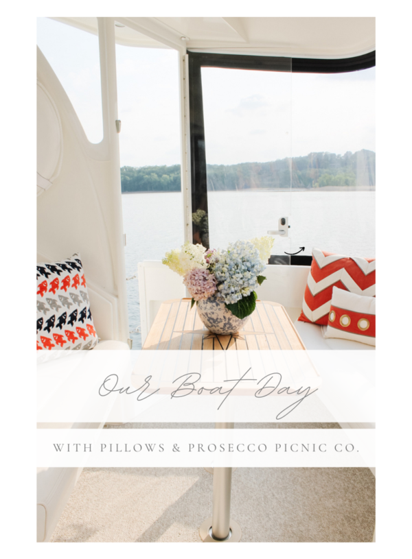 Our Boat Day with Pillows & Prosecco Picnic Company